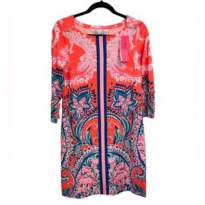 Lilly Pulitzer UPF 50+ Sophie Dress Tangerine Dream Orange Medium 8 10 NWT